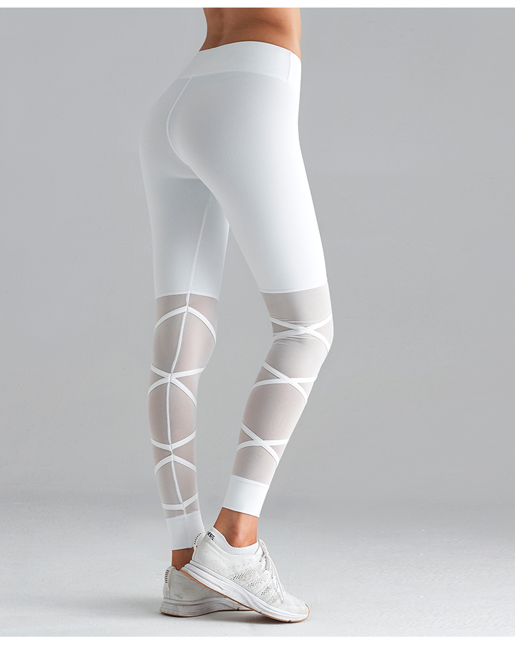 Back view yoga leggings