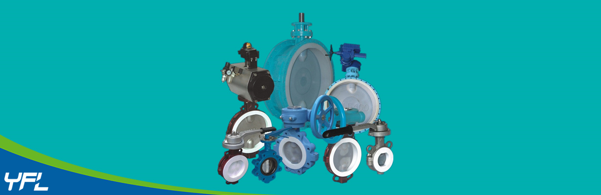 PFA lined butterfly valves