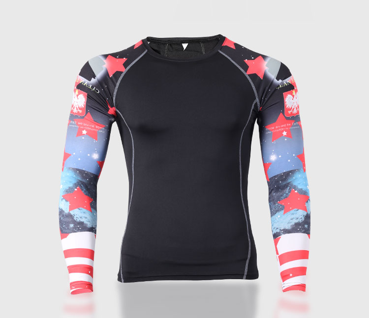Mens winter compression T shirts
