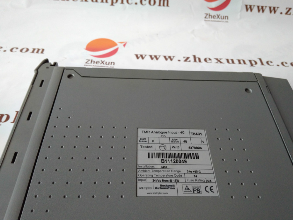 ICS TRIPLEX T8403 Trusted TMR 24 Vdc 40 Channel Digital Input Module