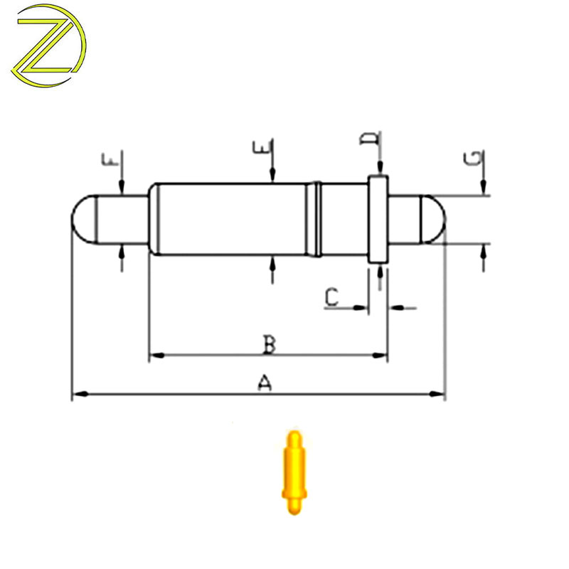 Brass Pogo Pin Brass Pogo Pin