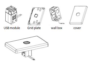 Dual USB charger parts Dual USB charger parts