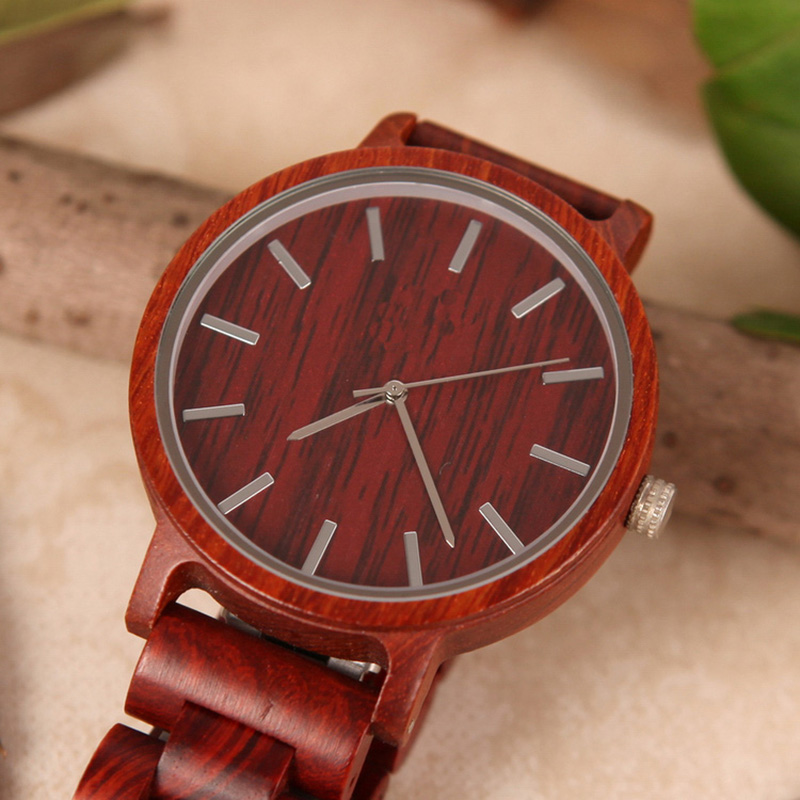Wood Watches Men's Nature Wooden Bamboo Quartz Wrist Watch Wood Watches Men's Nature Wooden Bamboo Quartz Wrist Watch