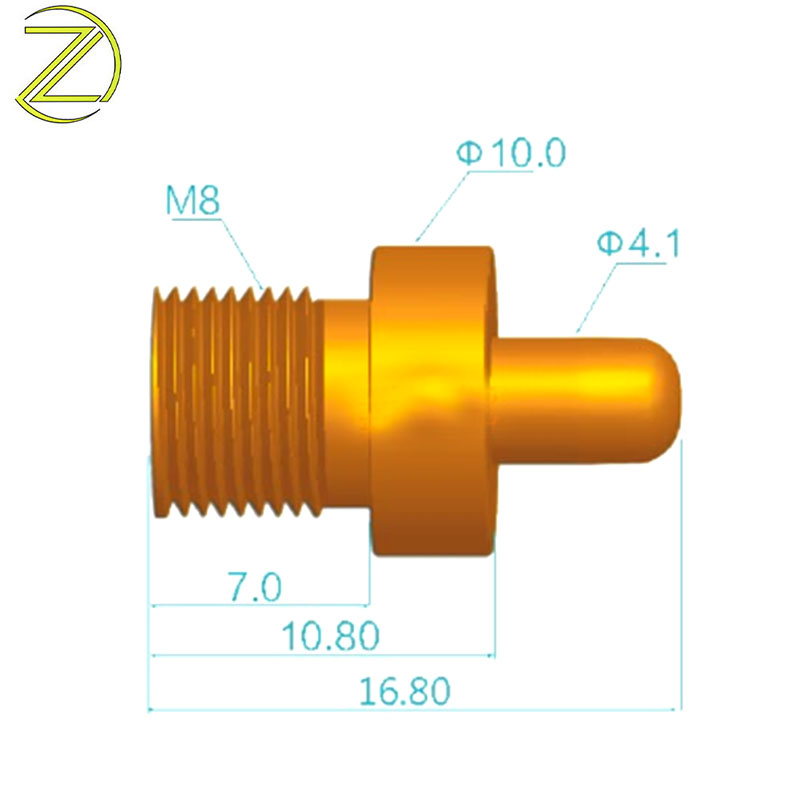 double row pogo pin connector