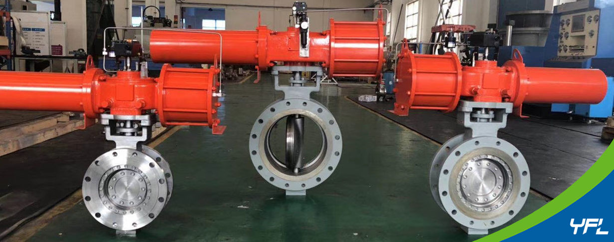 pneumatic fully metal seal butterfly valves pneumatic fully metal seal butterfly valves