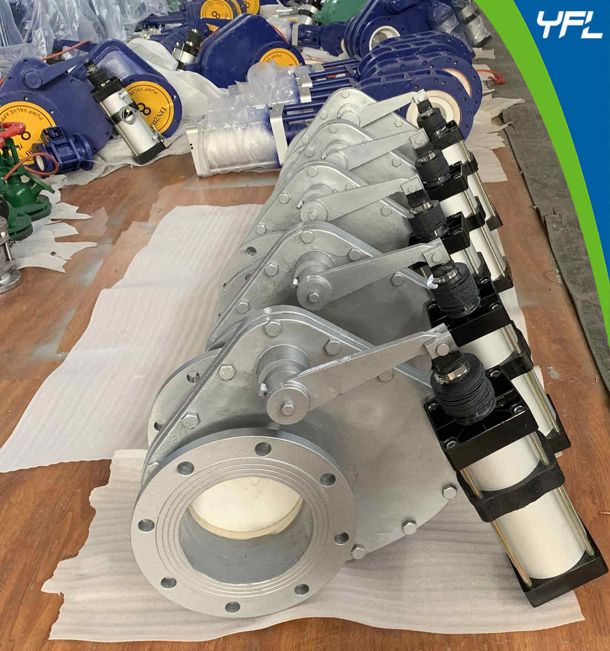 YFL wear resistant ceramic dome valves YFL wear resistant ceramic dome valves