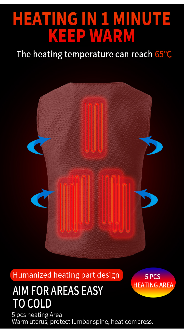 New Technonlogy Winter Heating vest