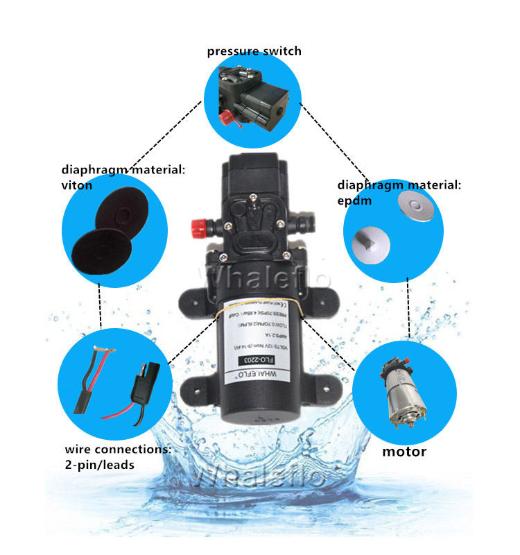 Whaleflo diaphragm pump