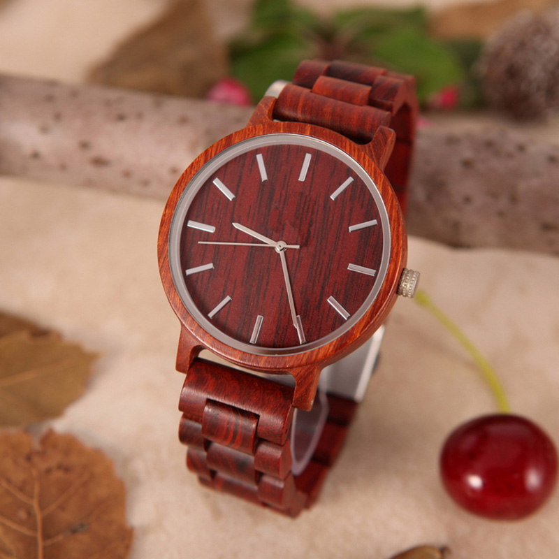 Hot Sale Custom Logo Zebra Wood Watches