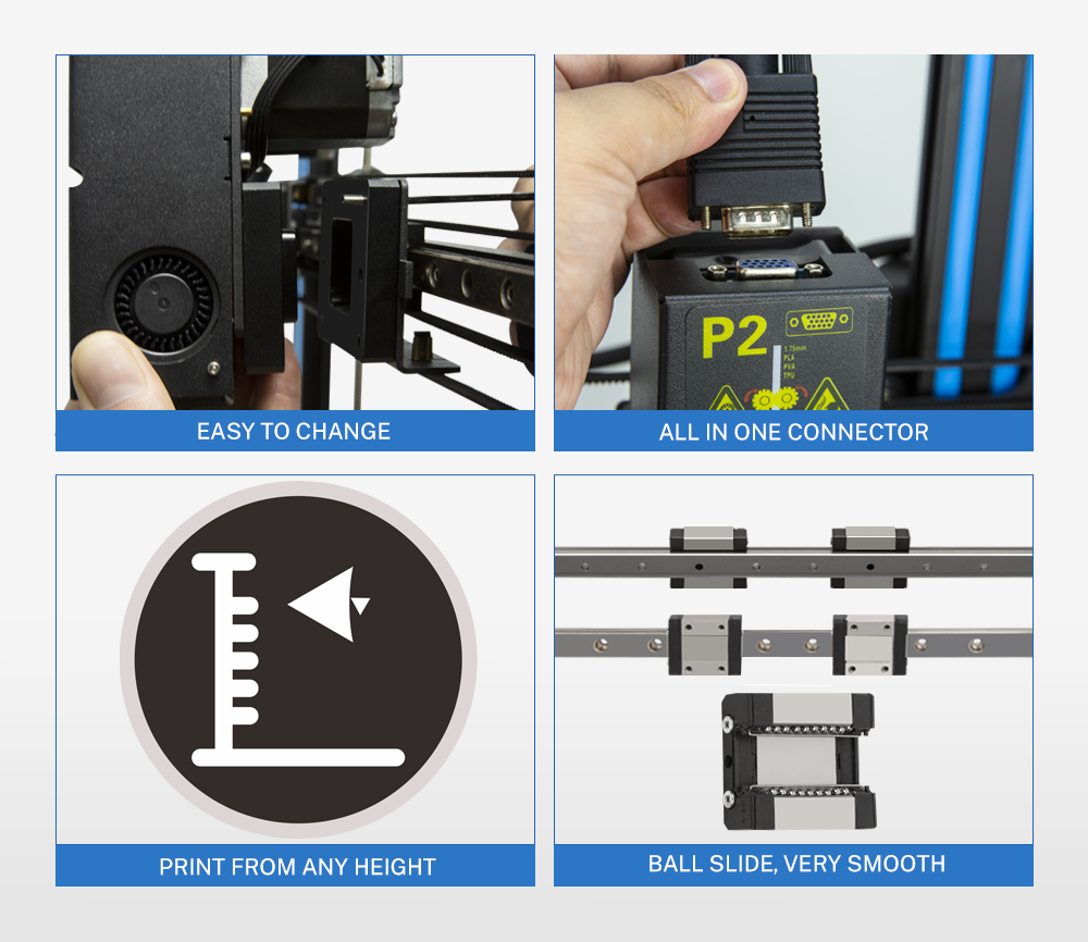 TENLOG Hands 2 DMP 3D Printer Features