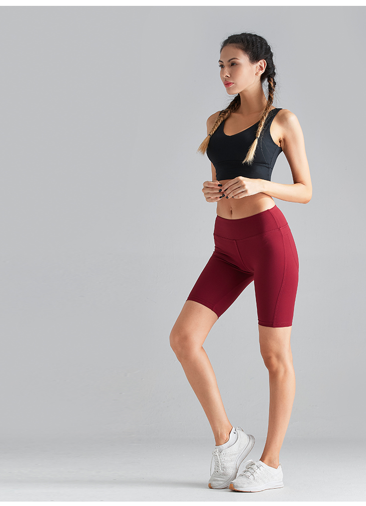 soft breathable yoga shorts