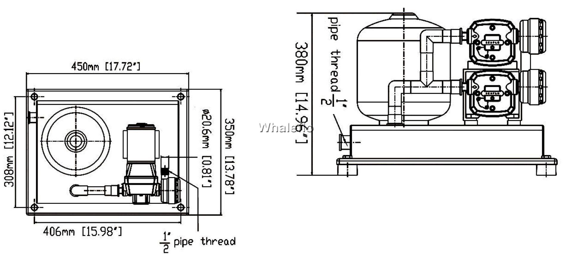 8L tank with double pressure pump 8L tank with double pressure pump