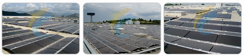 East west ballasted solar mounting East west ballasted solar mounting