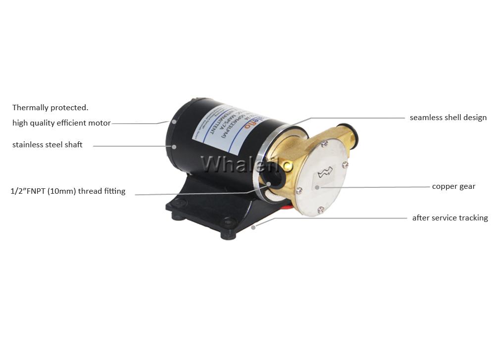 Whaleflo impeller bilge pump