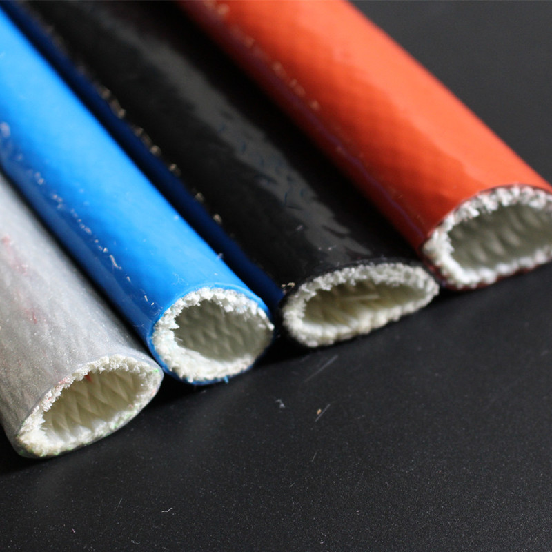 Silicone Coated Fiberglass heat sleeve Silicone Coated Fiberglass heat sleeve