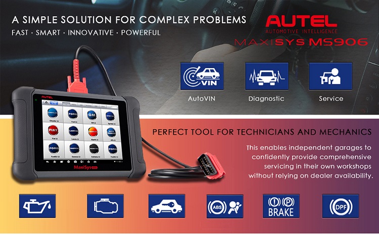 AUTEL MaxiSYS MS906 is replacement of Autel MaxSys DS708