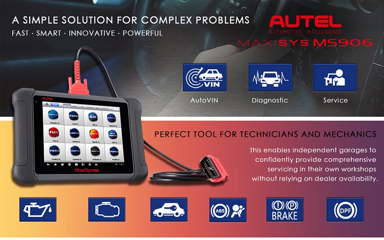 AUTEL MaxiSYS MS906 is replacement of Autel MaxSys DS708