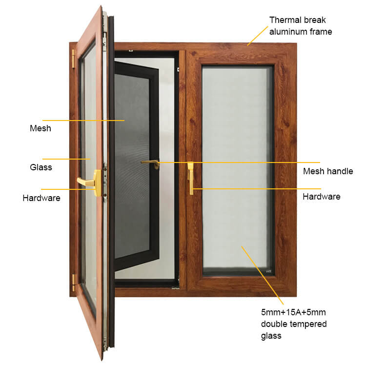 aluminium tilt and turn windows