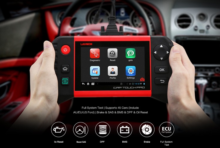 Launch CRP Touch Pro auto scanner for BMS reset