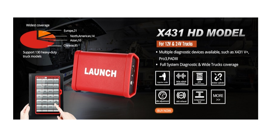 Launch X431 HD module working with X431 V+