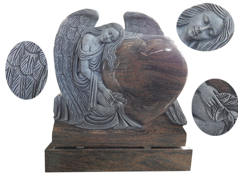 Precious kneeling Angel Memorial