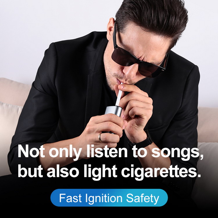 Earphone with Cigarette Lighter 