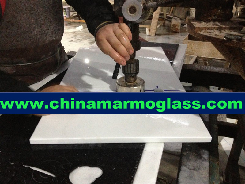 Crystallized glass panel Countertop Crystallized glass panel Countertop
