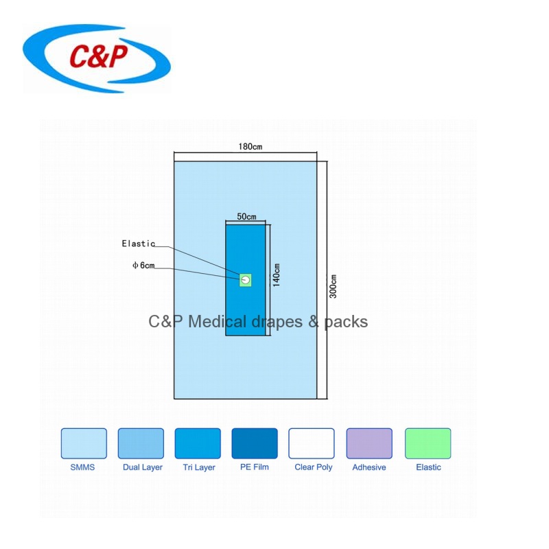 disposable Surgical hand and foot drape