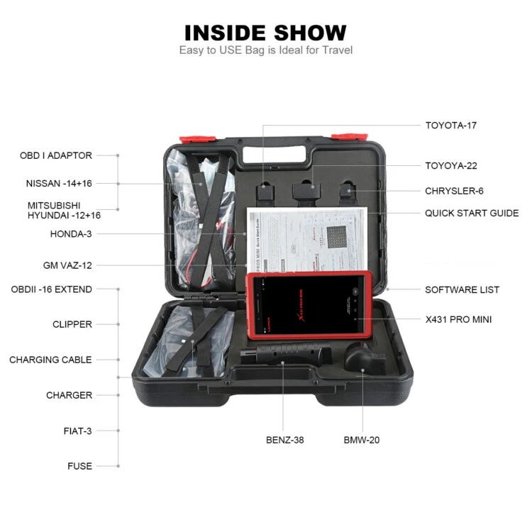 Launch X431 PROS mini for full system vehicle trouble diagnosis