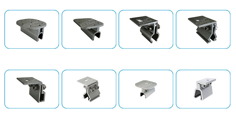 Standing seam metal roof solar panel mounting clip