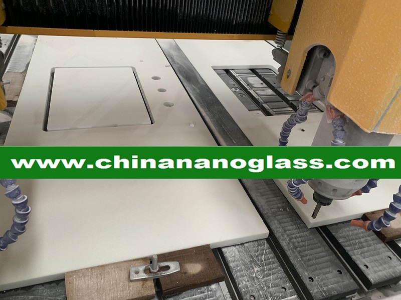 Nano glass countertop