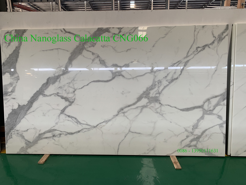 Nanoglass Calacatte White Slabs Export to Brazil Nanoglass Calacatte White Slabs Export to Brazil