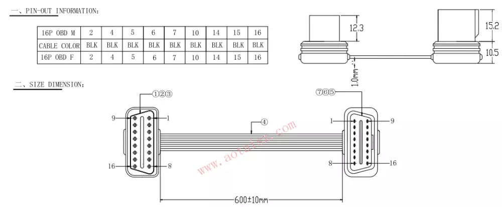 OBD2 cable