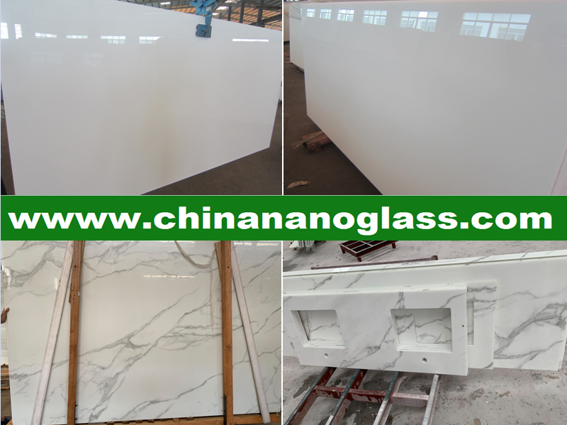 NanoGlass White Nano Glass Slabs