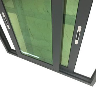 sliding double glass window