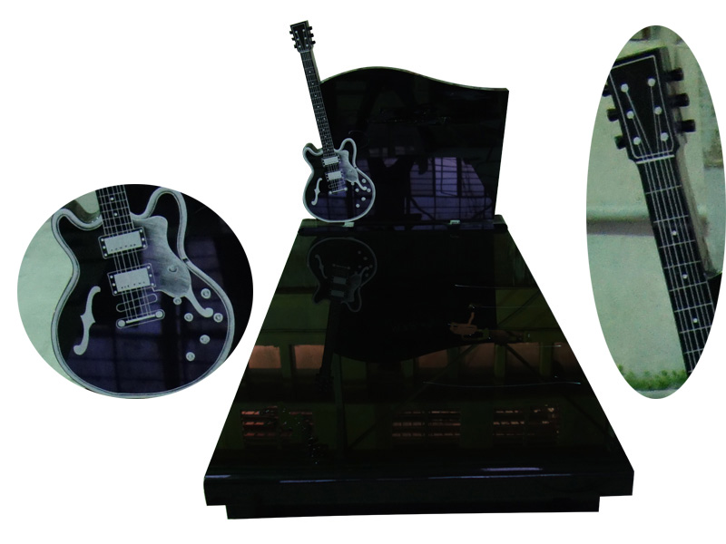 Guitar Shaped Headstones