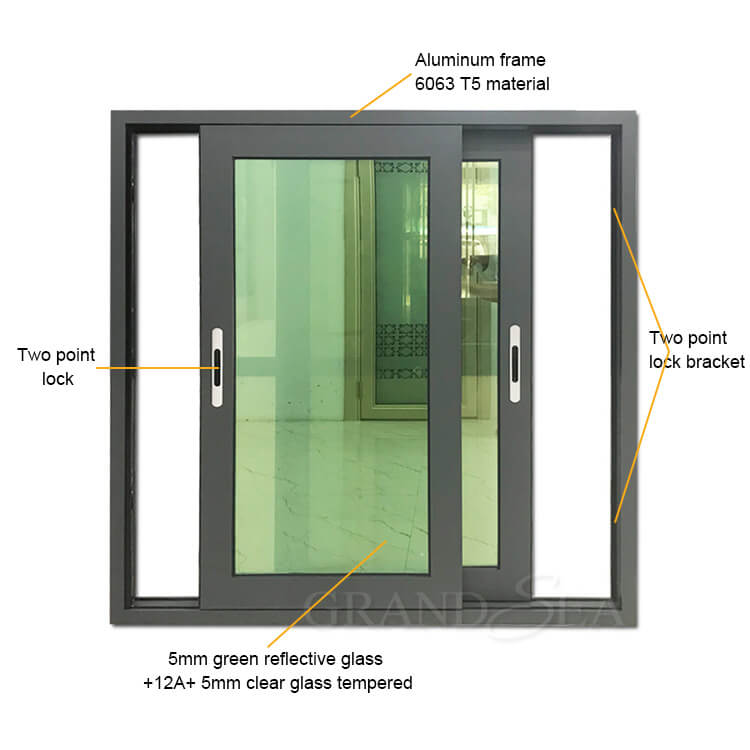 aluminum alloy sliding window