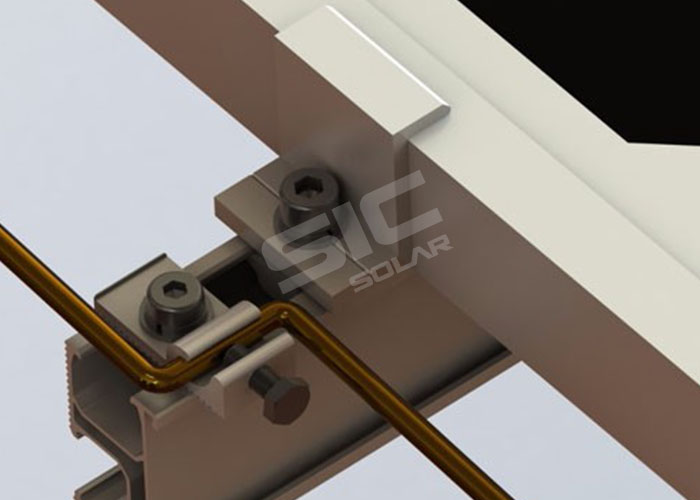 PV grounding lug