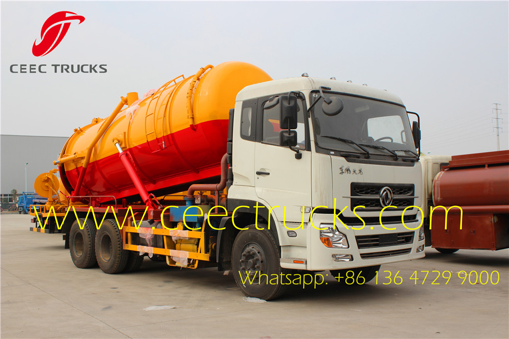 Dongfeng 18000liters vacuum suction tanker trucks