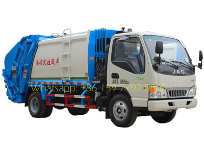 JAC 4 CBM garbage compresser trucks sale