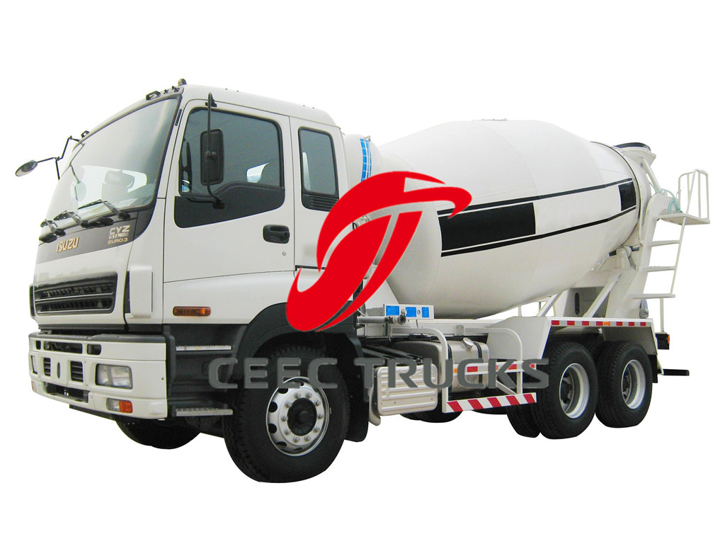 isuzu 10 CBM concrete mixer truck