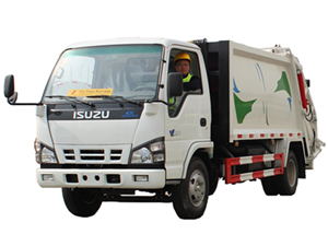 5 CBM garbage compactor truck