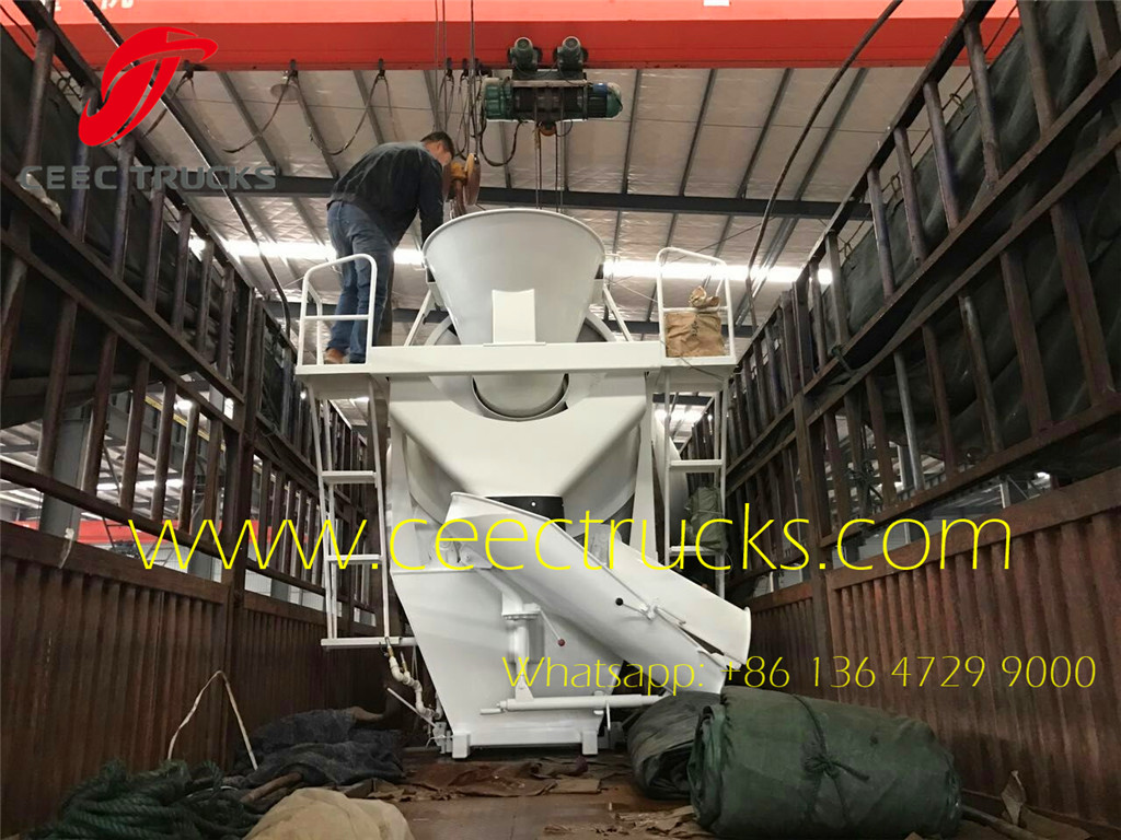 8CBM concrete mixer truck up body export Kenya 8CBM concrete mixer truck up body export Kenya