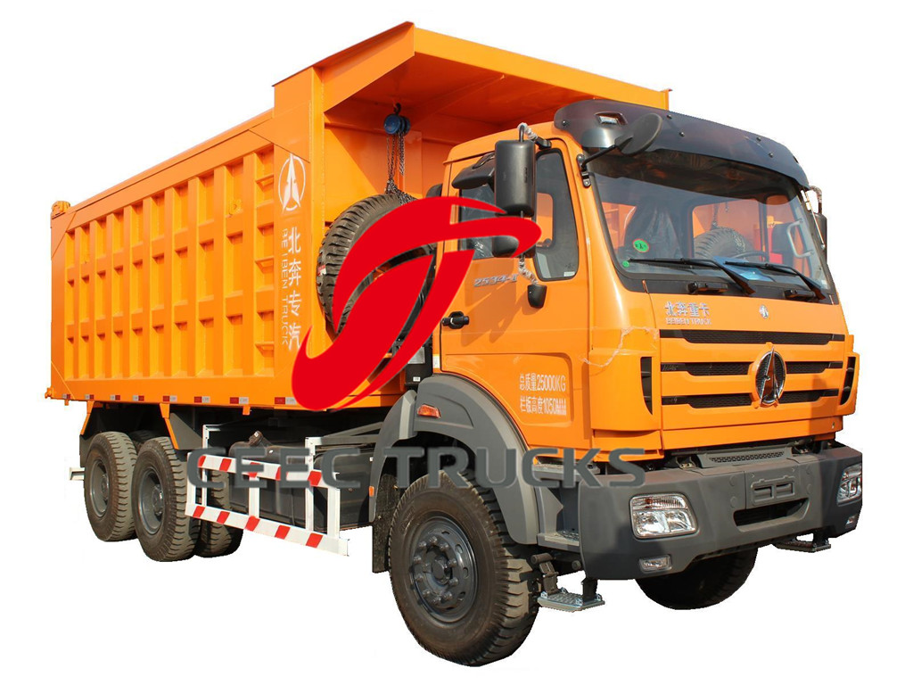 beiben 2634 tipper trucks export