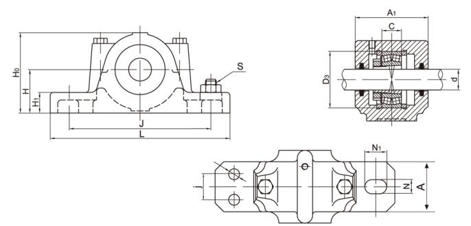 SNU512 Plummer Block Bearing