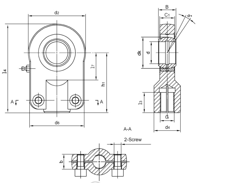 SIQ60ES Hydraulic Rod Ends SIQ60ES Hydraulic Rod Ends