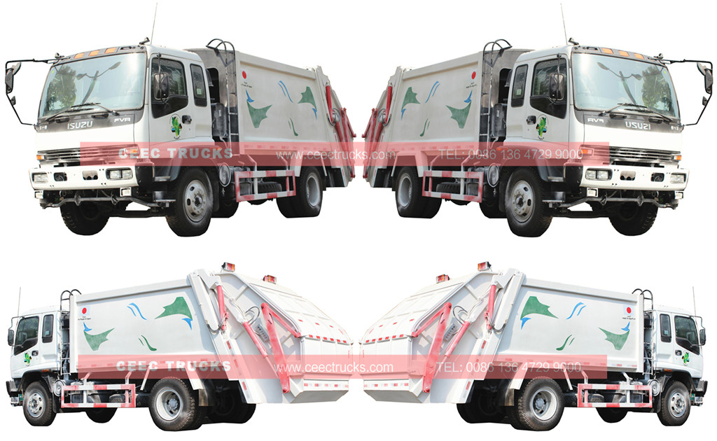 12cbm isuzu garbage compactor