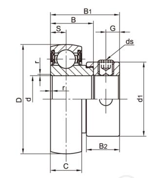 Zinc Alloy Bearing U004