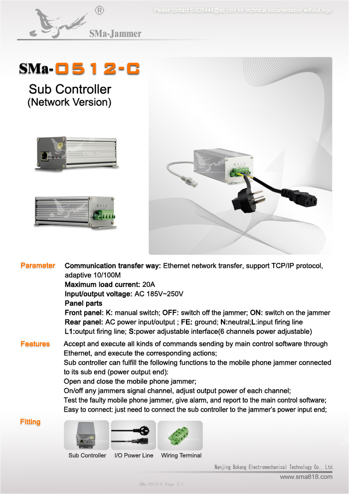 Jamming Management Sub Controller