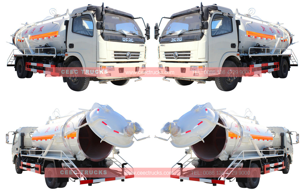 Dongfeng 6cbm vacuum truck